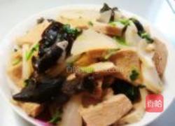 木耳烧豆腐的做法图解10