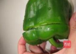 甜椒蒸蛋的做法图解2