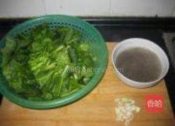 菠菜粉条的做法图解1