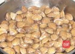 芥末黄瓜拌蛤肉的做法图解1