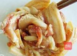淮山萝卜炒肉片的做法图解2