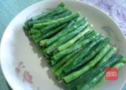 麻汁豇豆的做法图解6