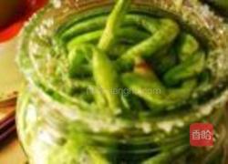 肉末炒酸豆角的做法图解3