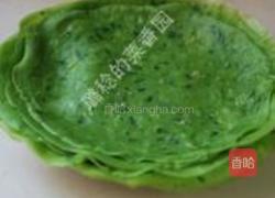 苜蓿菜汁饼的做法图解16