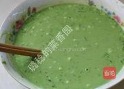 苜蓿菜汁饼的做法图解6