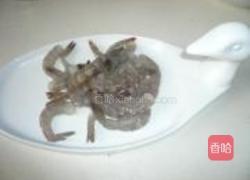槐花虾仁的做法图解2
