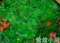 枸杞叶猪肝汤的做法图解7