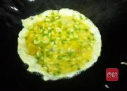 槐花煎蛋的做法图解4