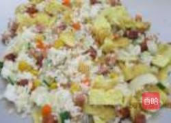七彩杂锦炒饭的做法图解5