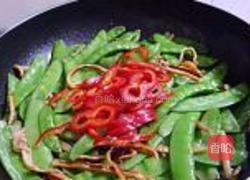 鱿鱼干炒荷兰豆的做法图解8