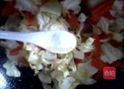 包菜炒腊肠的做法图解6