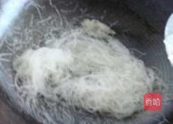 椰菜虾米炒粉丝的做法图解4