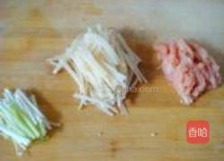 鸡丝春卷的做法图解3