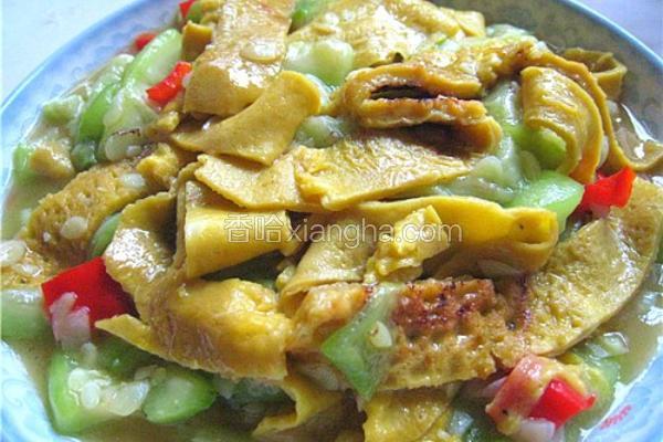 丝瓜鸡蛋面