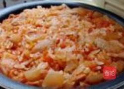 番茄里脊肉焖饭的做法图解16
