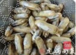 蒜香蛏子的做法图解2