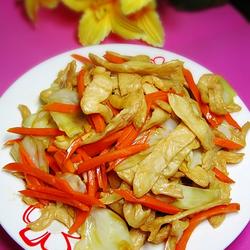 时蔬炒豆筋的做法[图]