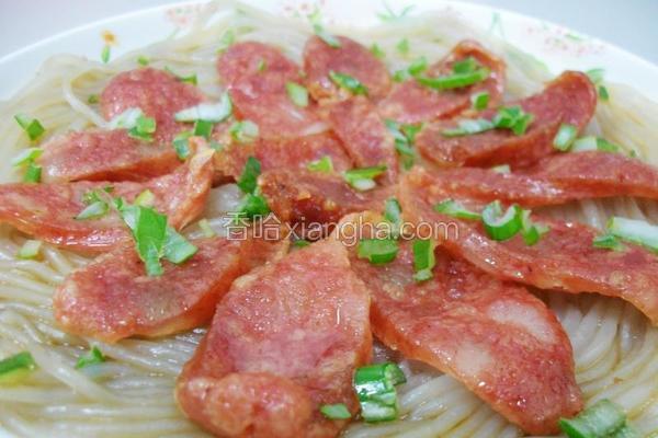 腊肉蒸粉条