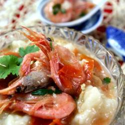 北极甜虾疙瘩汤的做法[图]