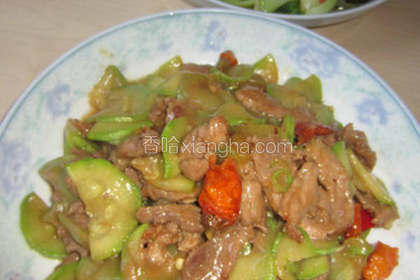 云南小瓜炒肉