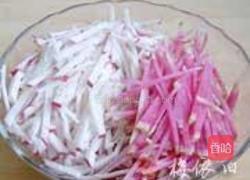 糖醋萝卜丝的做法图解4