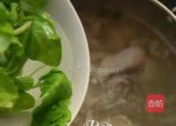 花鲢鱼片豌豆尖汤的做法图解8