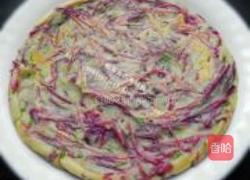 紫薯鸡蛋饼的做法图解5