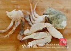 生滚花蟹粥的做法图解2