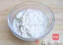 荠菜豆渣饼的做法图解3