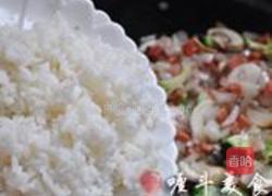 西兰花蘑菇焗饭的做法图解4