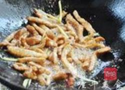 鲜黄花菜炒肉丝的做法图解6