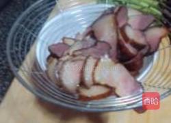 茶树菇炒腊肉的做法图解3