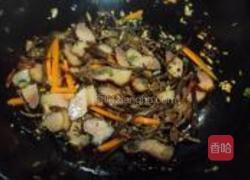 茶树菇炒腊肉的做法图解5
