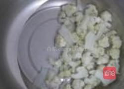 花菜炒虾的做法图解4