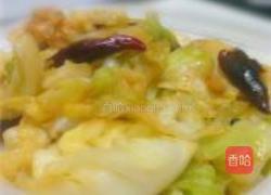 炝炒包菜的做法图解5