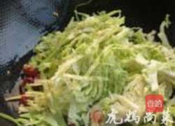 苞菜炒粉丝的做法图解6