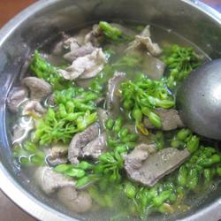 猪肝瘦肉夜香花汤的做法[图]