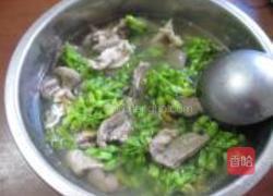 猪肝瘦肉夜香花汤的做法图解6