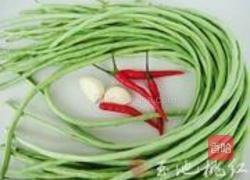 响油豇豆的做法图解1