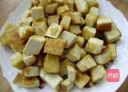 银杏烧豆腐的做法图解3