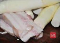 白煮肉夹笋的做法图解1