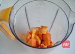 木瓜柳橙汁的做法图解4