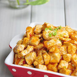 茄汁豆腐丁的做法[图]