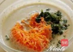 海藻胡萝卜豆渣饼的做法图解2