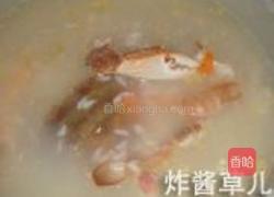 海蟹鲜虾粥的做法图解3