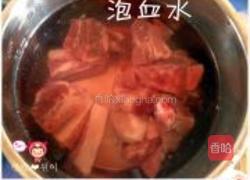 小白菜排骨酱汤的做法图解1