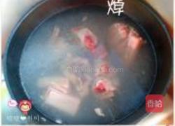 小白菜排骨酱汤的做法图解2