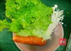 清雅美食翠玉金针的做法图解1