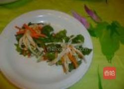 清雅美食翠玉金针的做法图解3