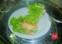 清雅美食翠玉金针的做法图解4